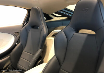 Namaka blue McLaren GT Coupe interior seating
