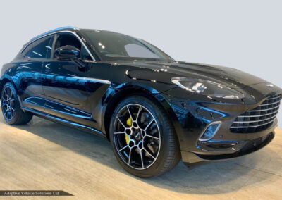 2021 Aston Martin DBX Black off side front view