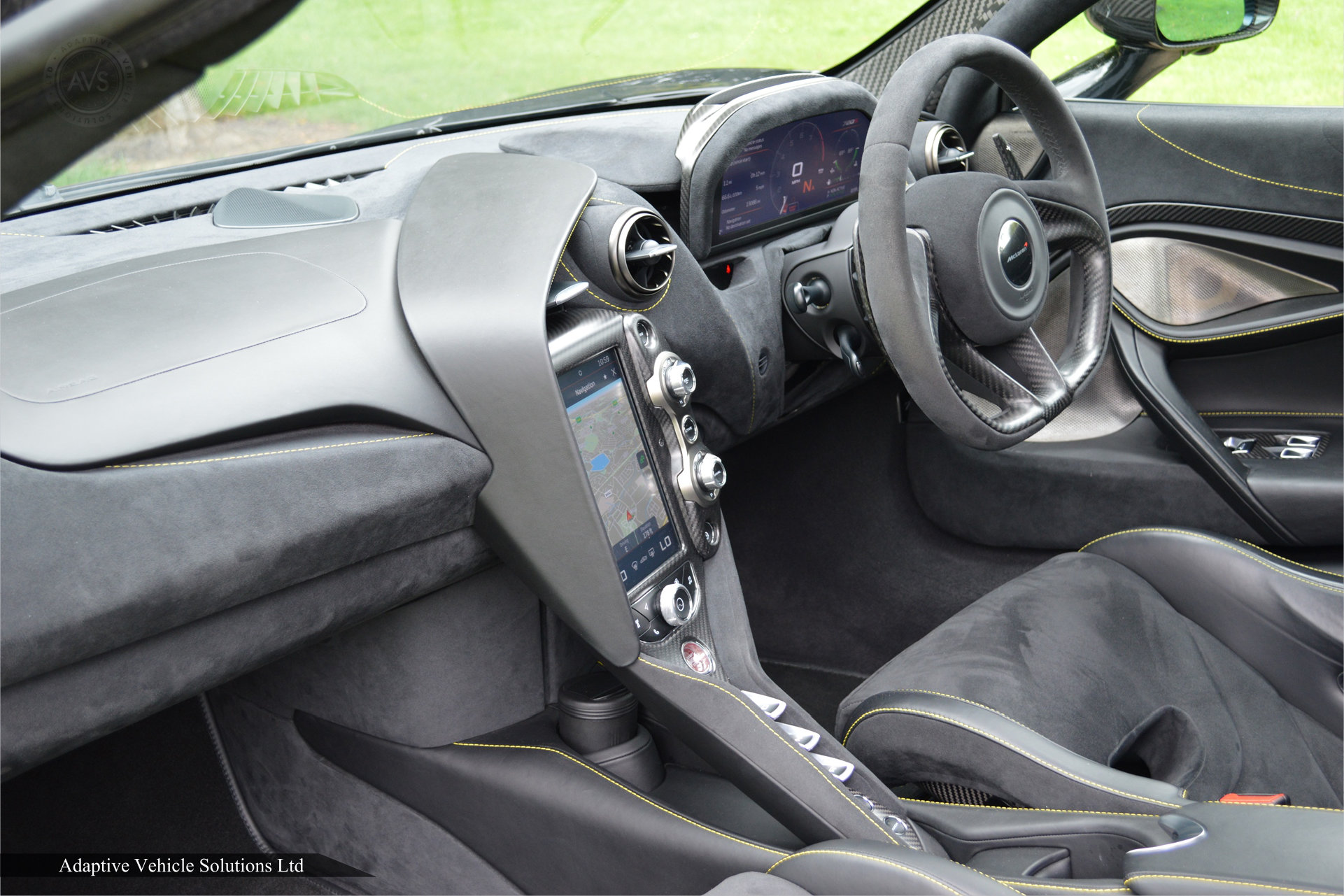 2021 McLaren 720s Performance passenger side interior view
