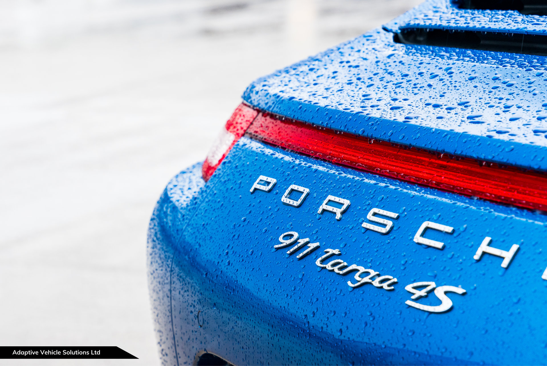 2014 Porsche 911 991 Targa 4S Sapphire Blue rear view