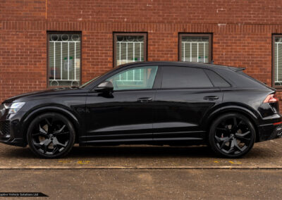 2021 Audi RS Q8 Carbon Edition New Black near side black calipers view