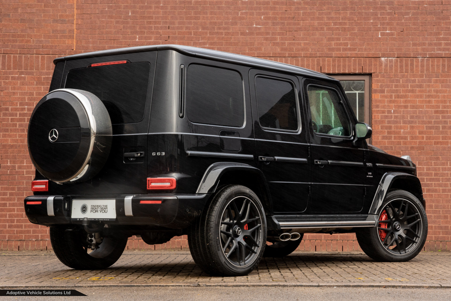 2021 Mercedes Benz G63 AMG Black off side rear view