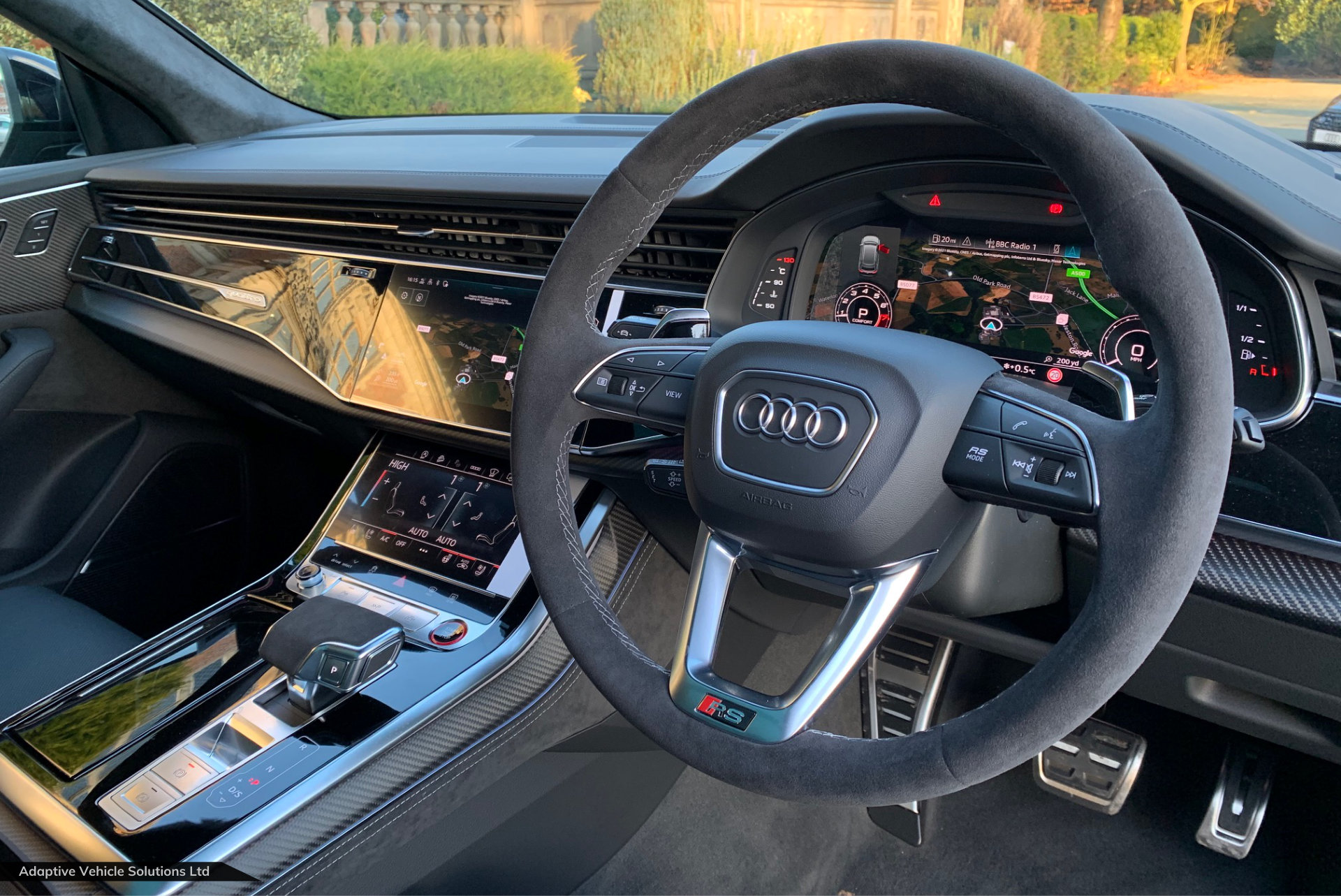 2021 Audi RS Q8 Vorsprung Grey drivers side interior view