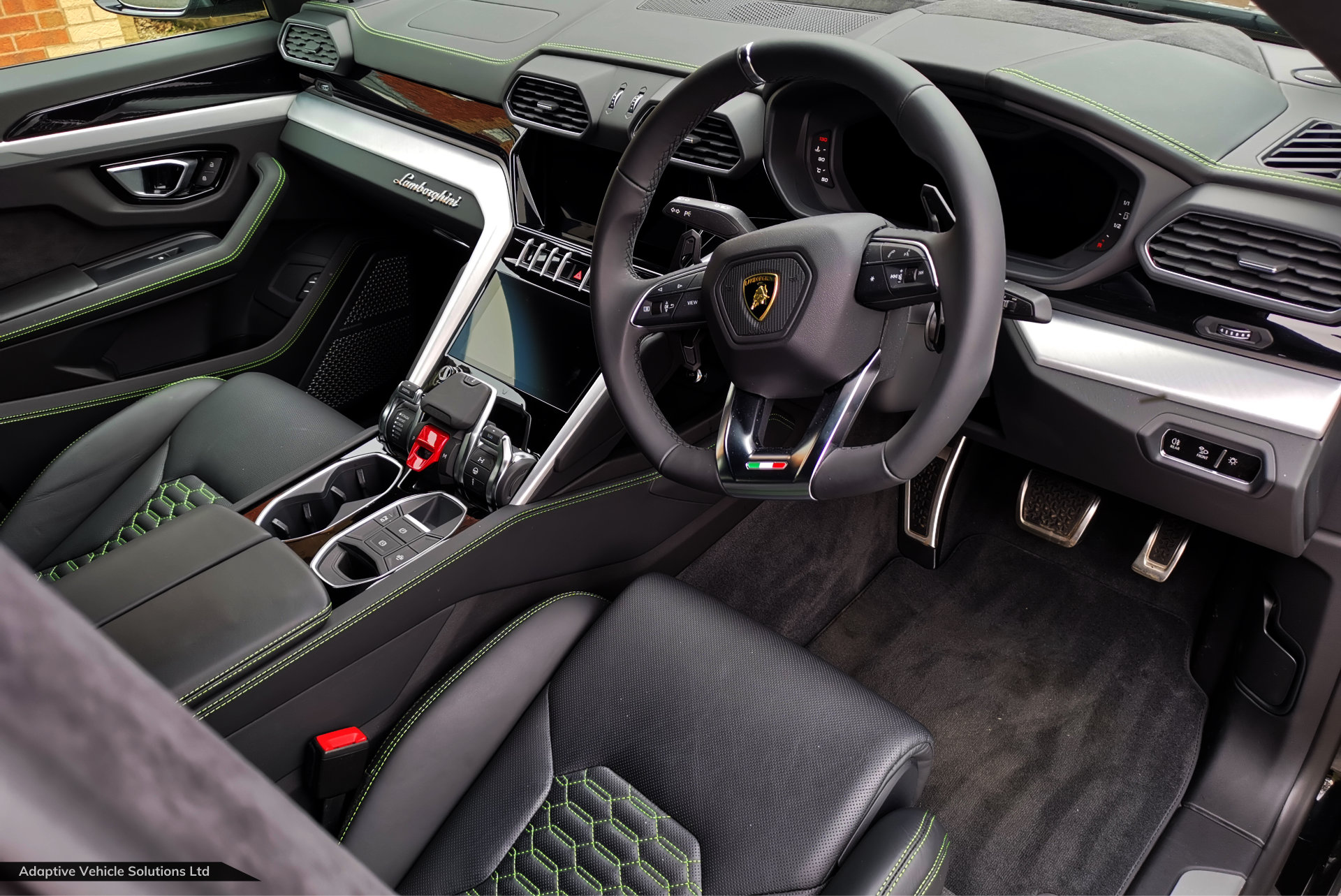 Lamborghini Urus drivers side interior view
