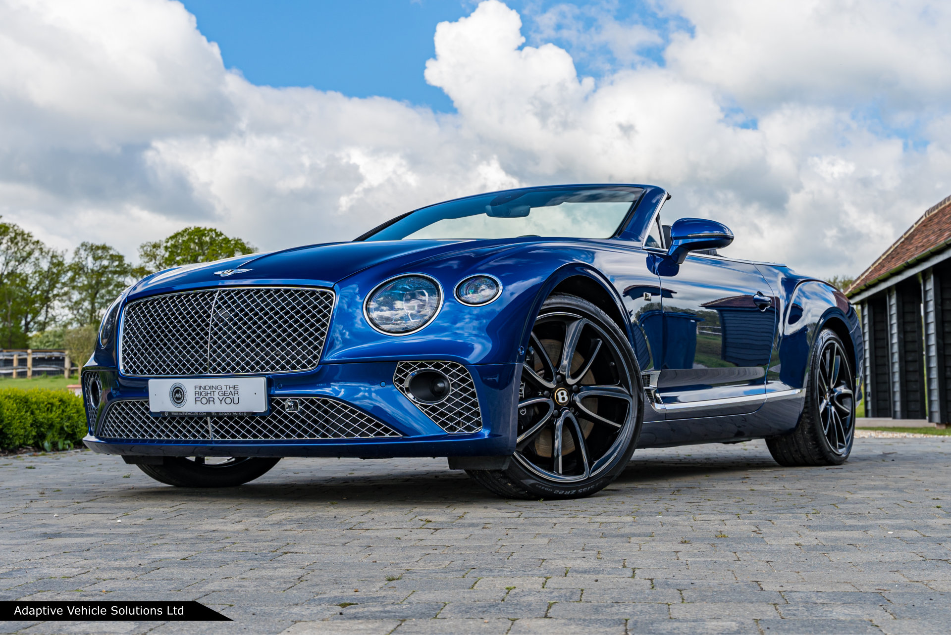 2019 Bentley Continental GTC First Edition near side front view