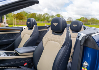 2019 Bentley Continental GTC First Edition passenger side seat view