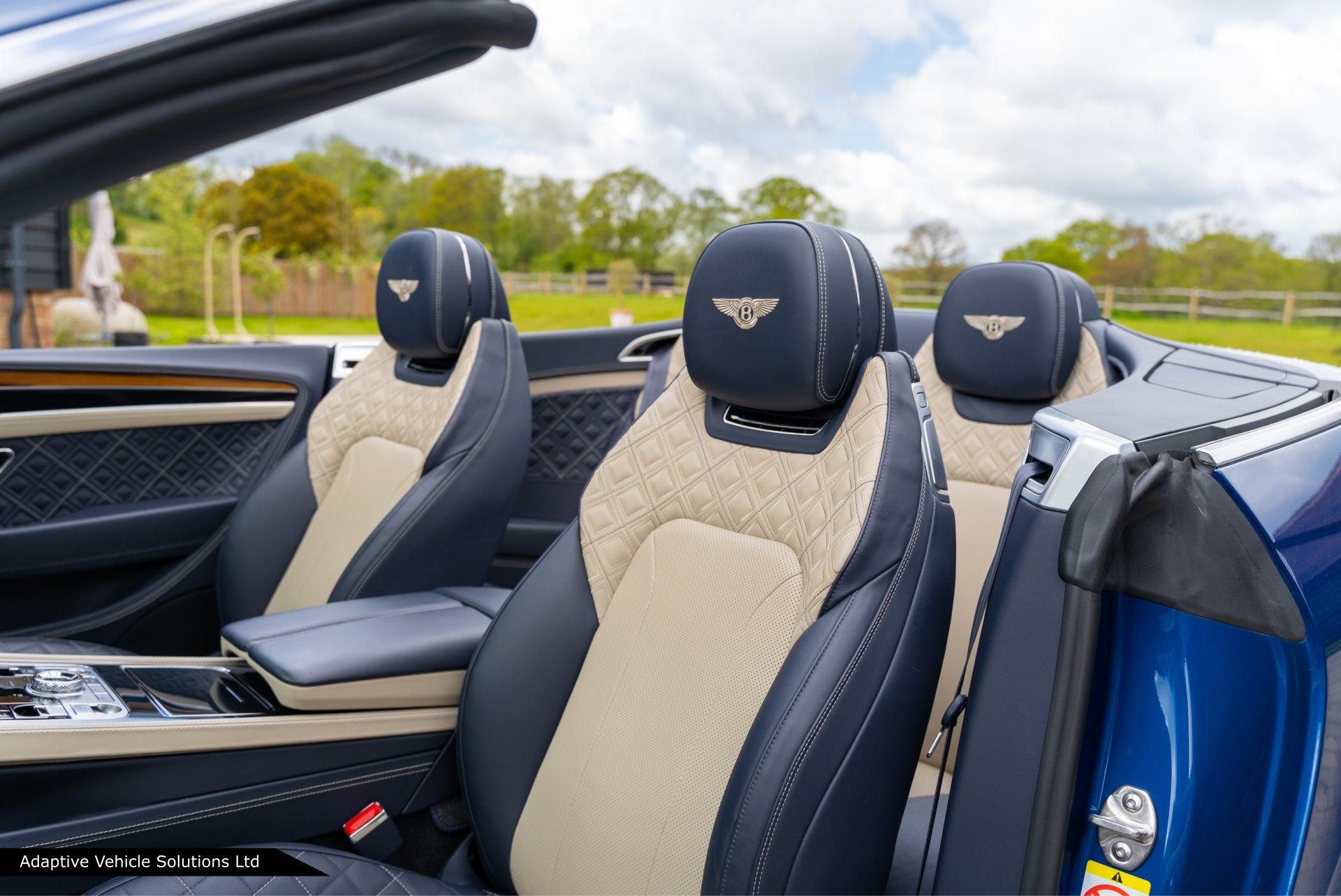 2019 Bentley Continental GTC First Edition passenger side seat view