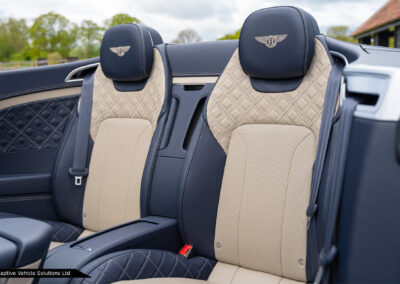 2019 Bentley Continental GTC First Edition rear seats
