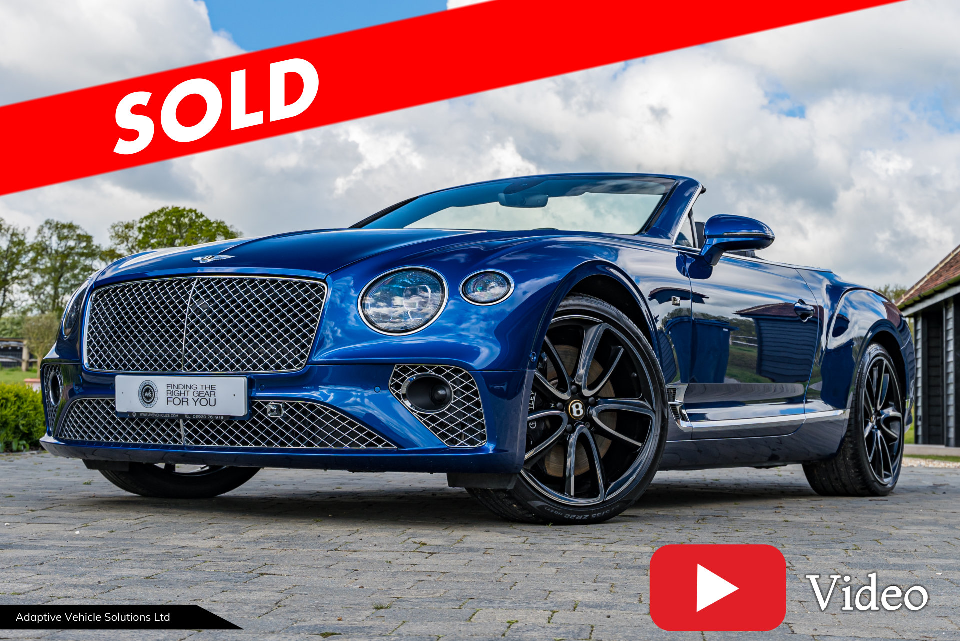 Sold Bentley Continental GTC First Edition Sequin Blue