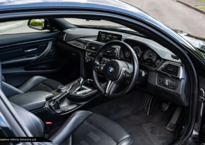2018 18 BMW M4 Competition drivers side interior view