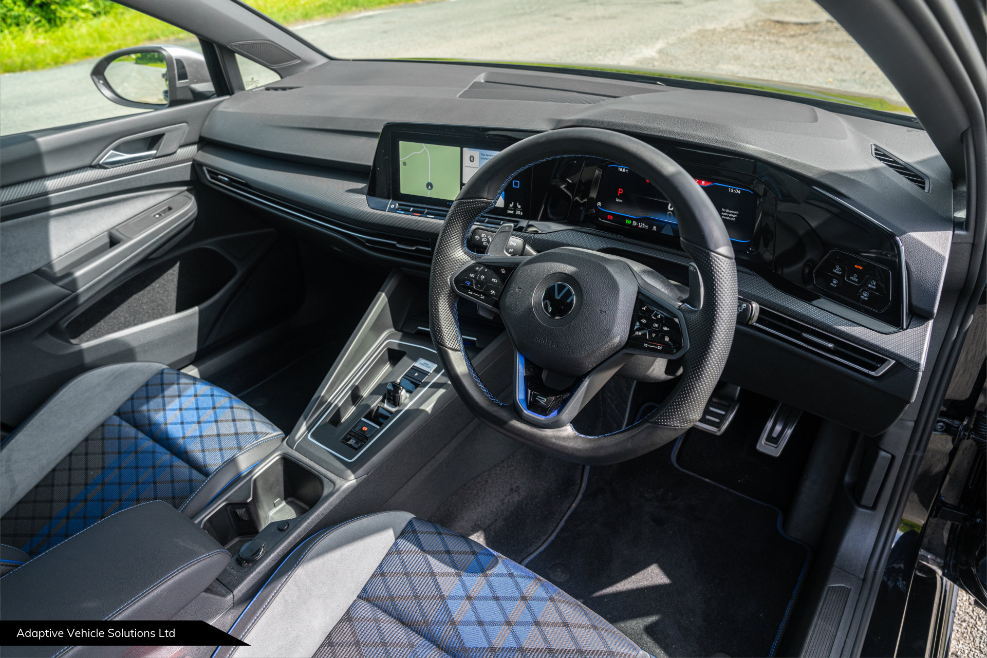 2021 Volkswagen Golf R drivers side interior view