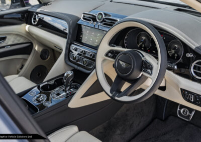 2022 Bentley Bentayga S V8 Extreme Silver drivers side interior view