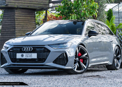 2020 Audi RS6 Launch Edition Nardo Grey near side front