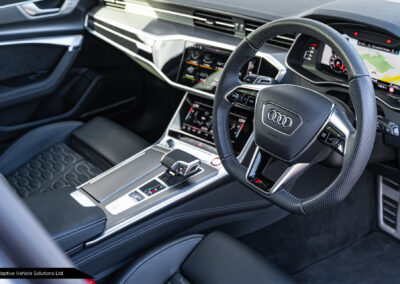 2020 Audi RS6 Launch Edition Nardo Grey drivers side interior