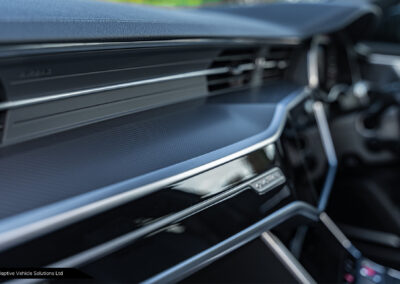2020 Audi RS6 Launch Edition Nardo Grey carbon fibre dashboard
