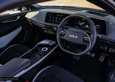2022 KIA EV6 GT-Line S Black drivers side interior high