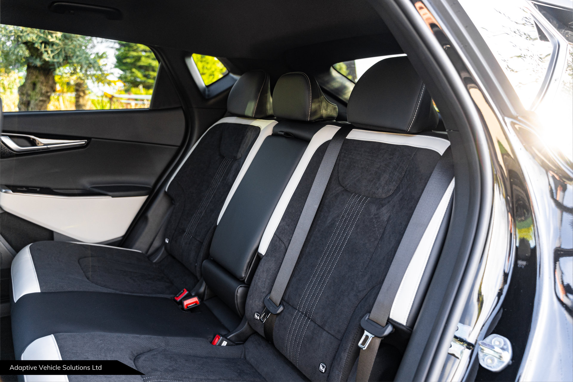 2022 KIA EV6 GT-Line S Black rear seating