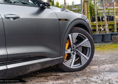 2022 Audi eTron 55 Vorsprung Quattro SUV Daytona Grey alloy wheel
