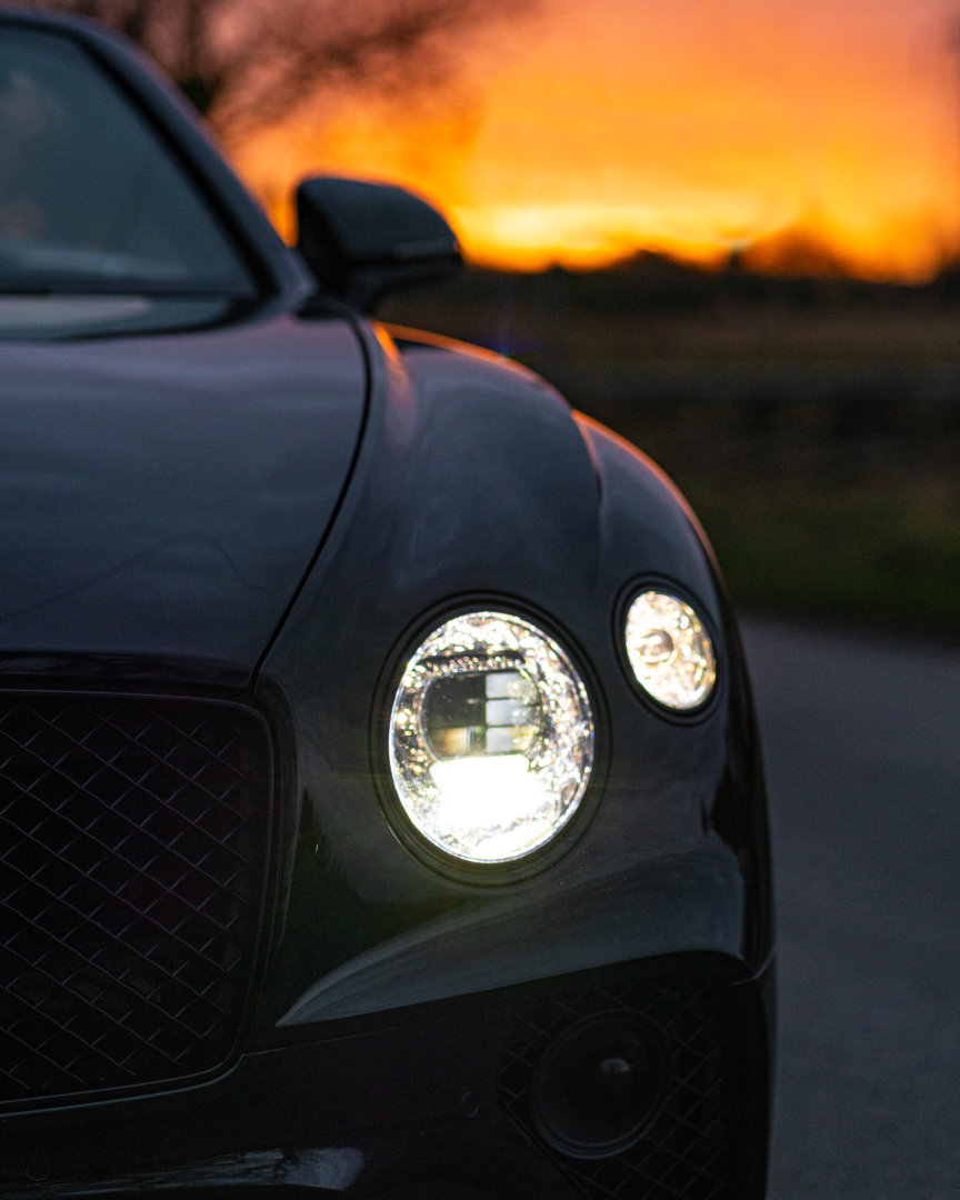 Sunset headlamp Bentley Continental GTC