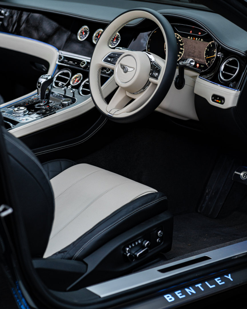Driver side interior Bentley Continental GTC