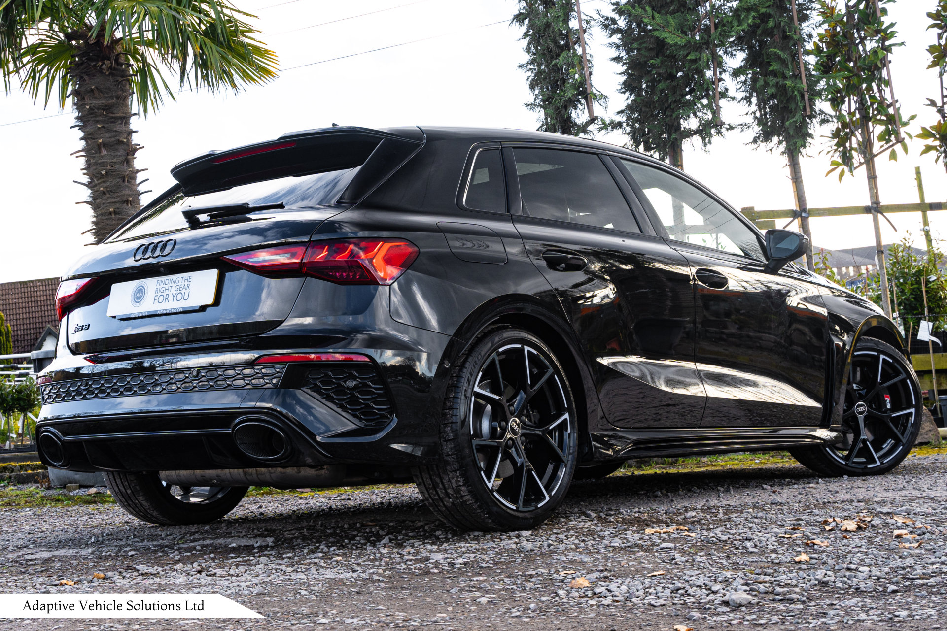 2023 Audi RS3 Vorsprung wide angle low rear