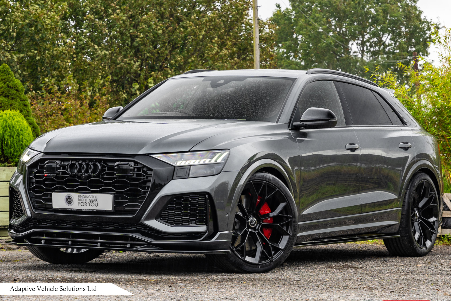 2023 Audi RSQ8 Vorsprung Daytona Grey body kit near side front