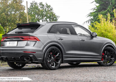 2023 Audi RSQ8 Vorsprung Daytona Grey off side rear