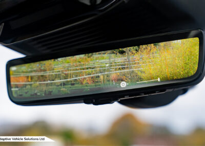 2022 Range Rover D300 HSE Santorini Black clearsight rear view mirror