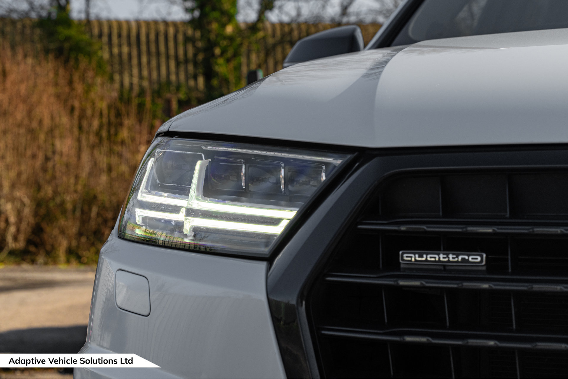 2019 Audi Q7 Vorsprung White LED day time running lights