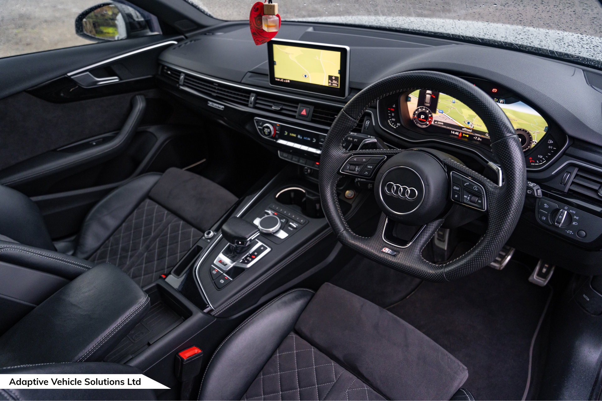 2019 Audi RS4 Avant Sport Edition Nardo Grey driver side interior