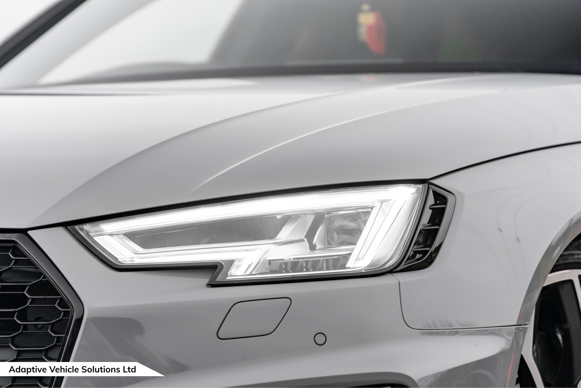 2019 Audi RS4 Avant Sport Edition Nardo Grey LED day time running lights