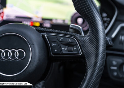 2019 Audi RS4 Avant Sport Edition Nardo Grey right steering wheel controls