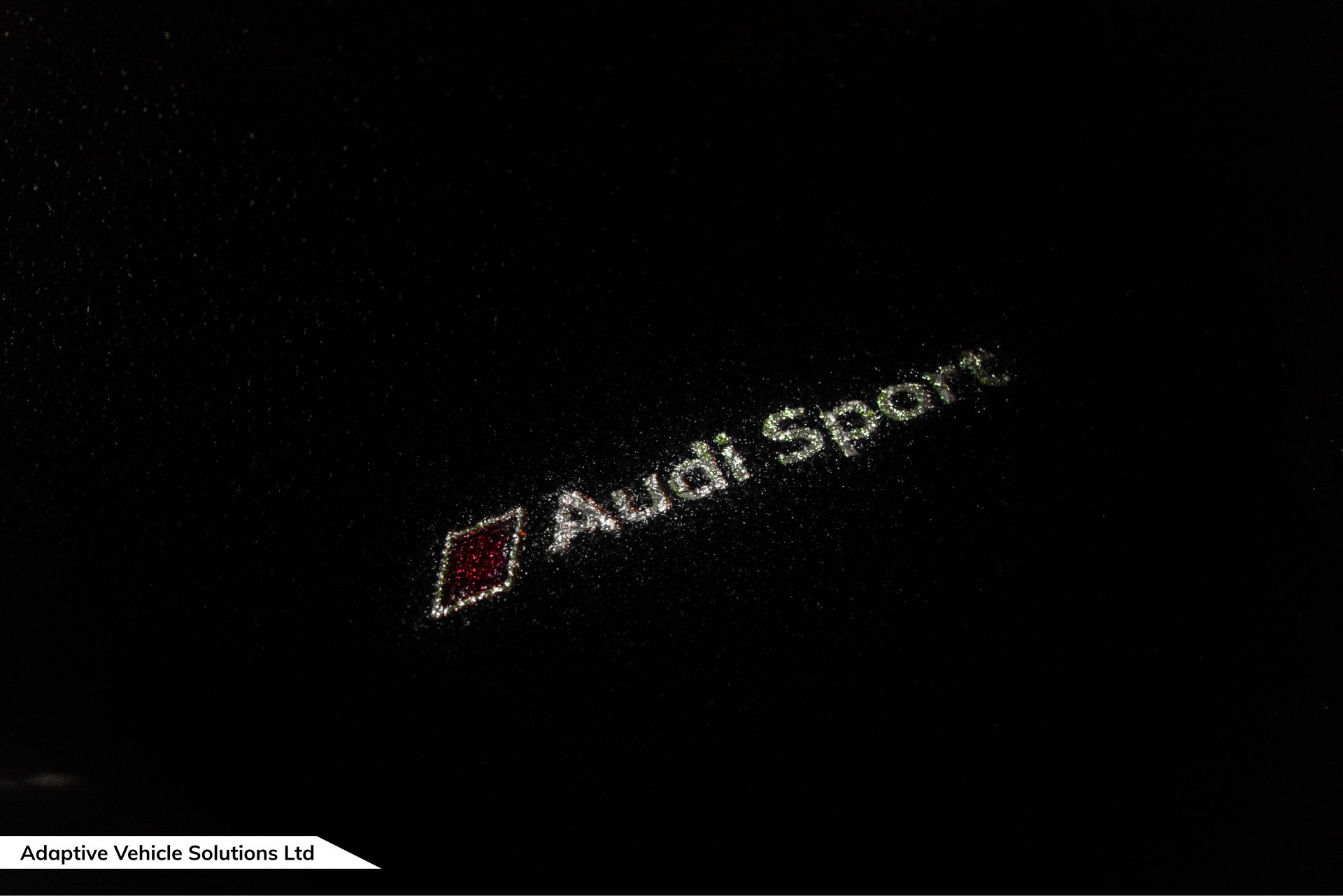 2019 Audi RS4 Avant Sport Edition Nardo Grey door projection light