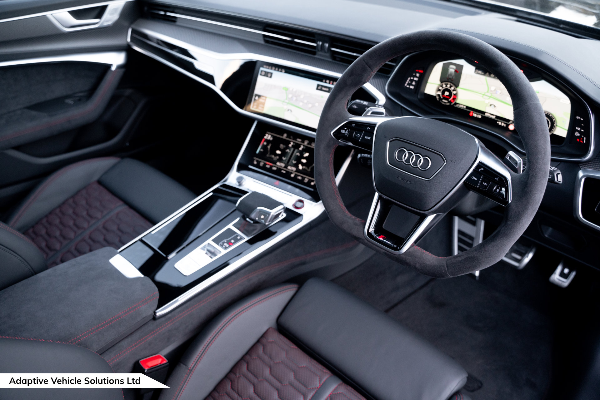2023 73 Audi RS6 Perf Carbon Vorsprung Towbar driver interior