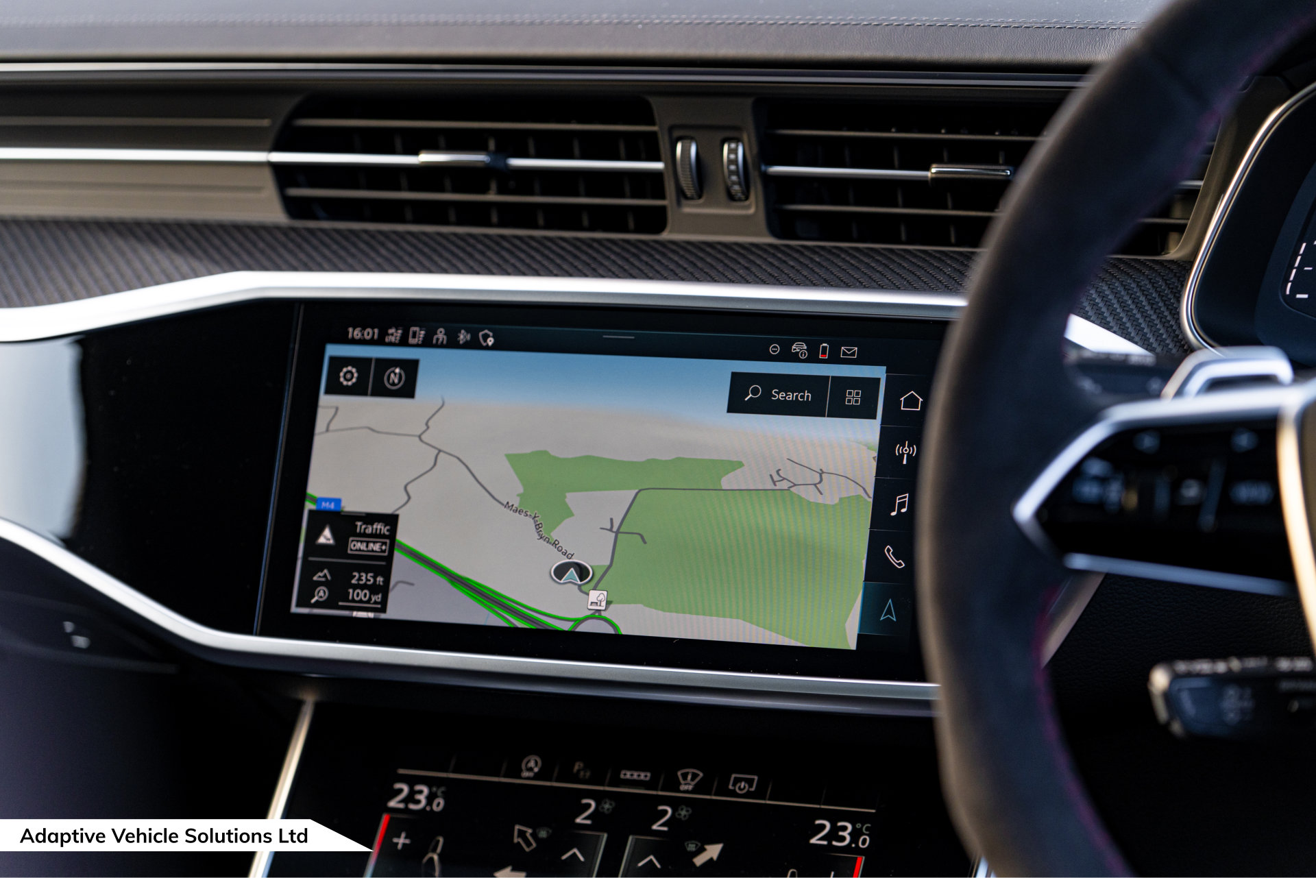 2023 73 Audi RS6 Perf Carbon Vorsprung Towbar map