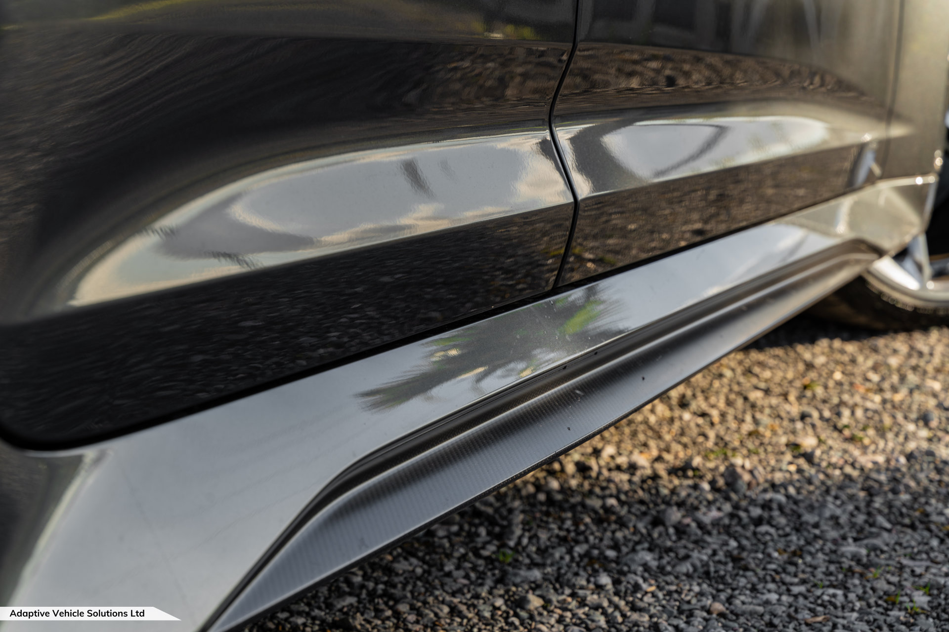 2023 73 Audi RS6 Performance Carbon Vorsprung Daytona Grey carbon sills