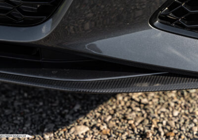 2023 73 Audi RS6 Performance Carbon Vorsprung Daytona Grey front carbon splitter