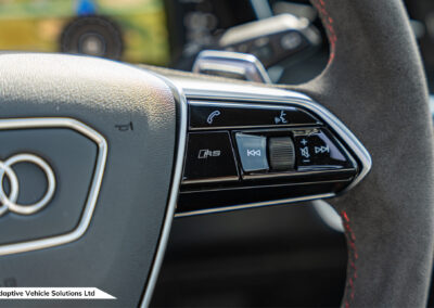 2023 73 Audi RS6 Performance Carbon Vorsprung Daytona Grey right steering wheel controls