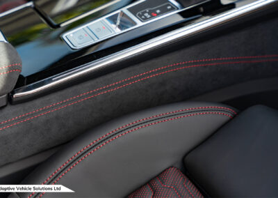 2023 73 Audi RS6 Performance Carbon Vorsprung Daytona Grey contrasting red stitching