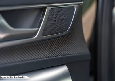2023 73 Audi RS6 Performance Carbon Vorsprung Daytona Grey rear carbon door inlays