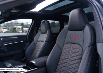 2023 73 Audi RS6 Performance Carbon Vorsprung MLU Towbar passenger seat