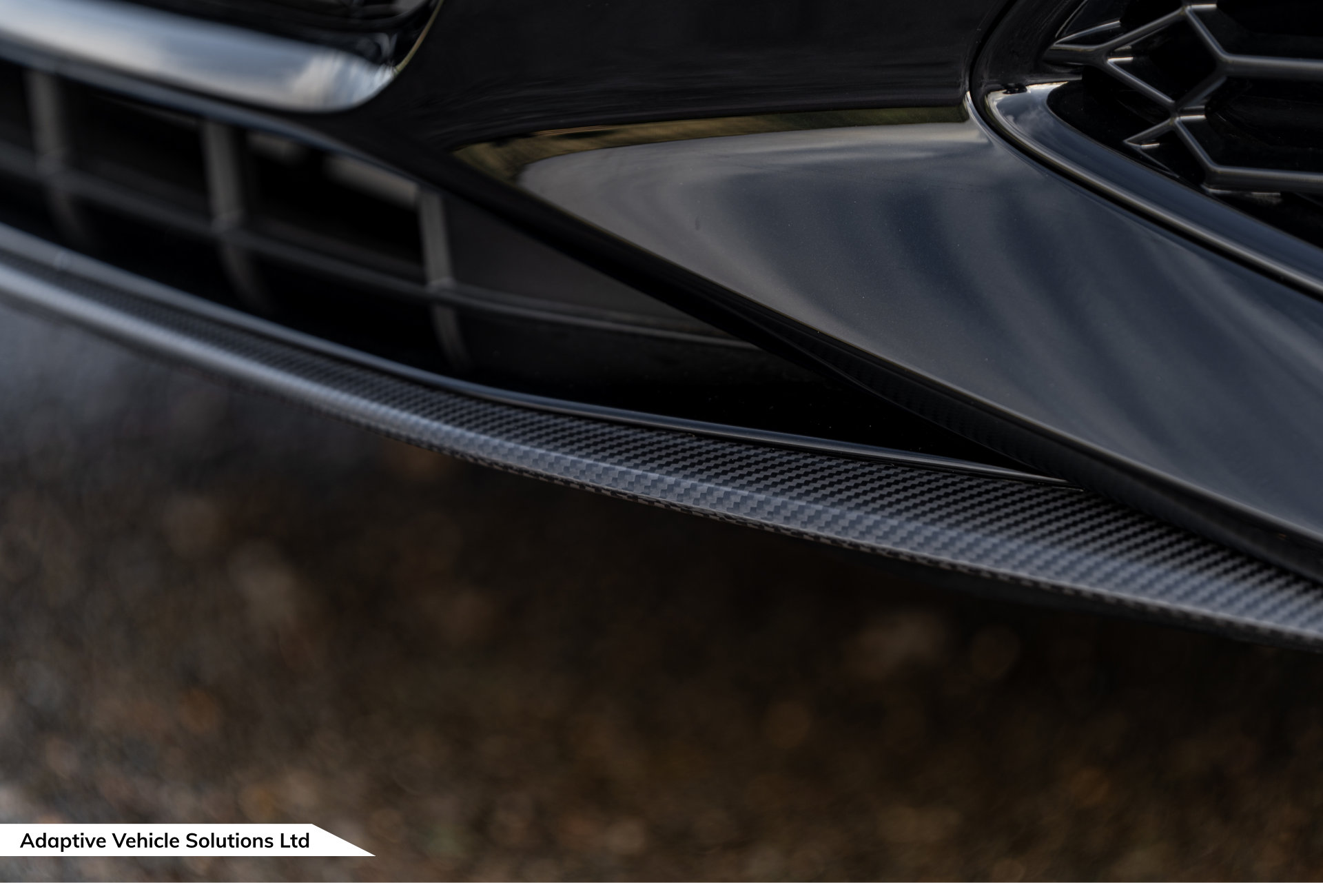 2023 73 Audi RS6 Performance Carbon Vorsprung MLU Towbar front splitter carbon fibre