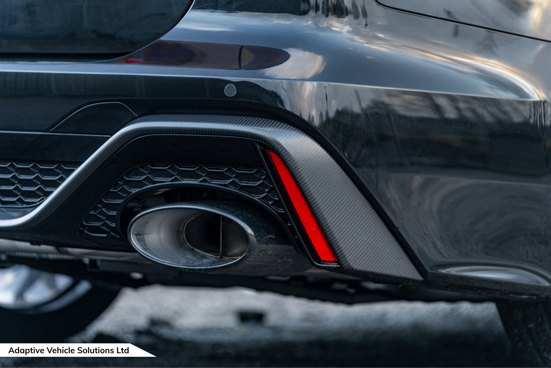 2023 73 Audi RS6 Performance Carbon Vorsprung MLU Towbar rear diffuser carbon fibre