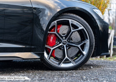 2023 73 Audi RS6 Performance Carbon Vorsprung MLU Towbar red calipers y spoke 22 inch wheels