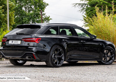 2024 Audi RS6 Performance Carbon Vorsprung Black Wheels off side rear