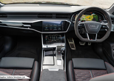 2024 Audi RS6 Performance Carbon Vorsprung Black Wheels wide front view