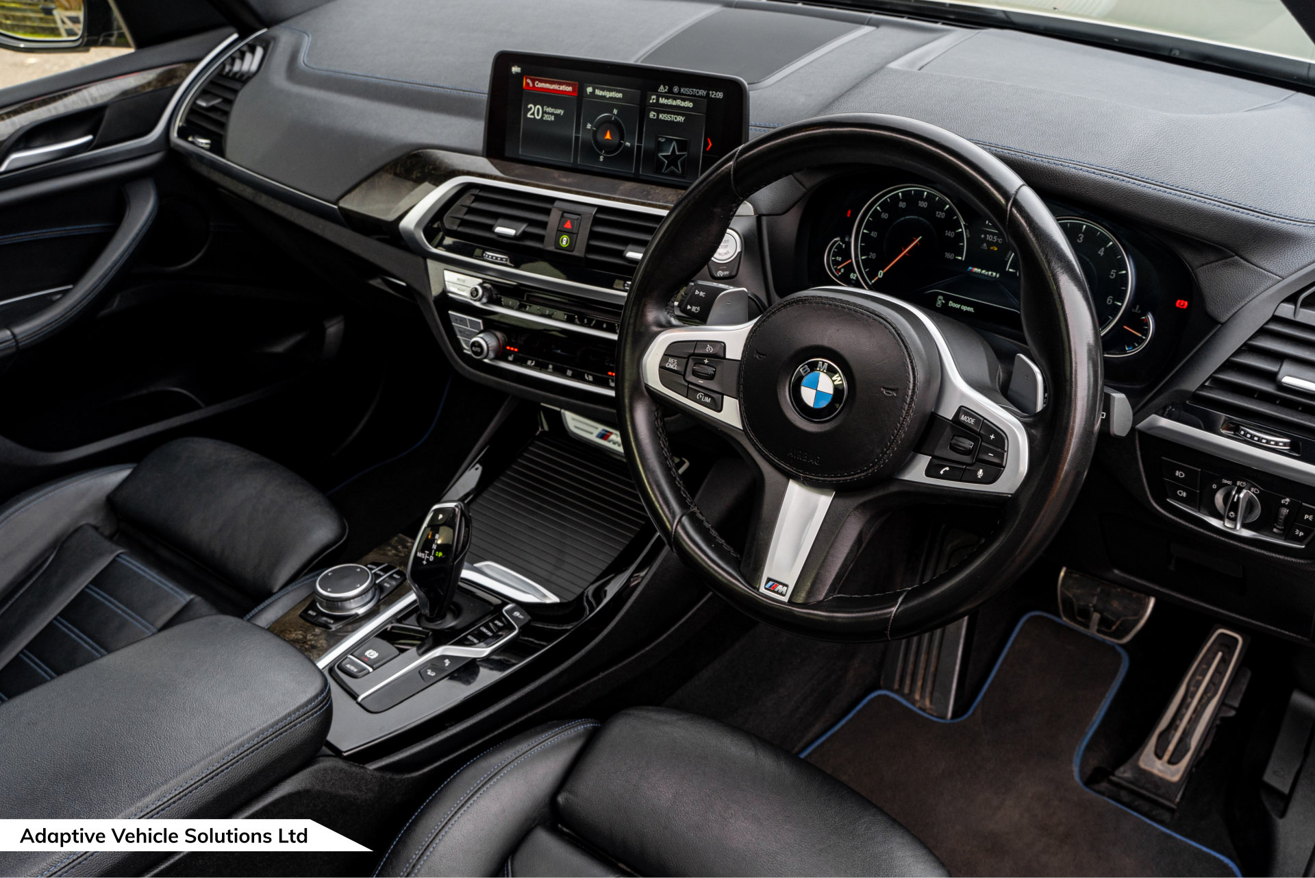 2019 BMW X3 M40i Sonnenstein driver side interior high
