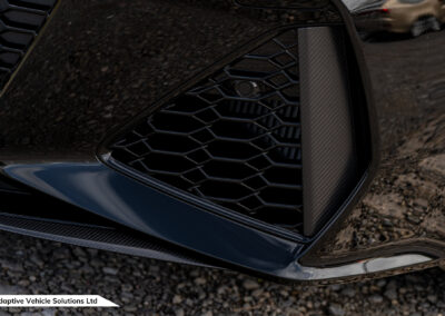 2024 Audi RS6 Performance Carbon Vorsprung Towbar Mythos Black front carbon inlays