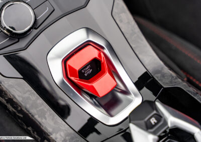 2019 Lamborghini Huracan LP640 Performante Spyder Bianco Monocerus start stop button switch