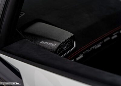 2019 Lamborghini Huracan LP640 Performante Spyder Bianco Monocerus forged composites interior trim